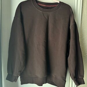 Lululemon steady state brown crewneck